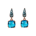 Orecchini Gioiello Pendenti Pietre Blu Bronzallure WSBZ02182.BLUE