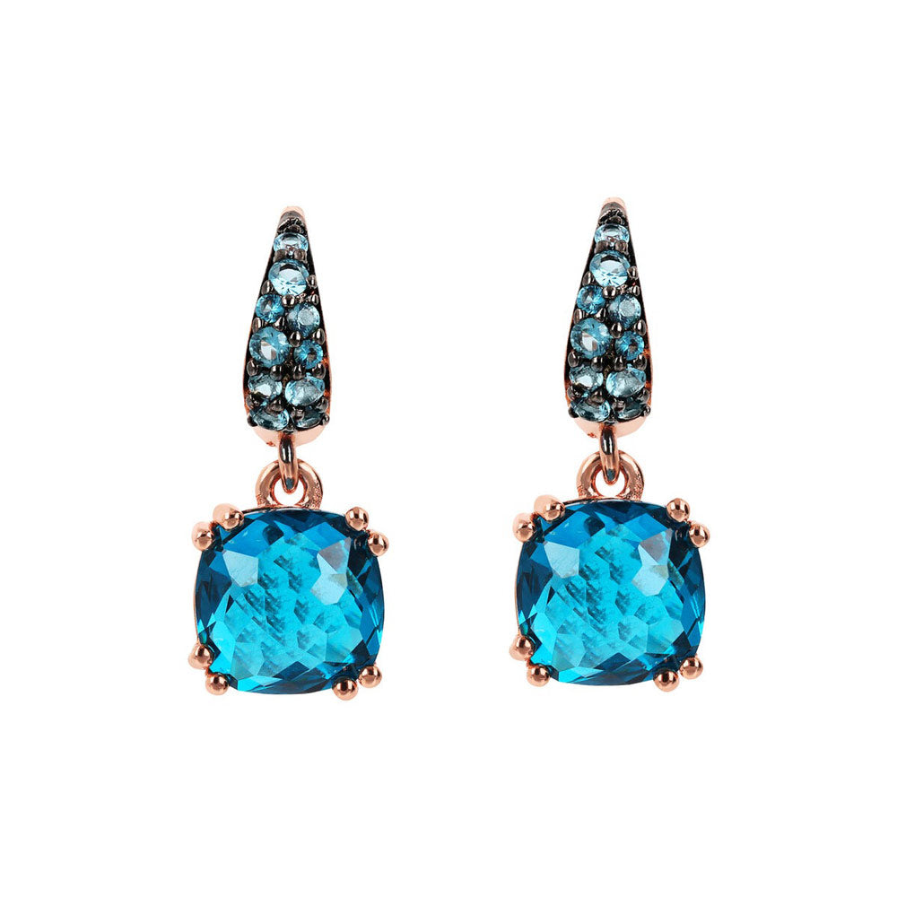 Orecchini Gioiello Pendenti Pietre Blu Bronzallure WSBZ02182.BLUE
