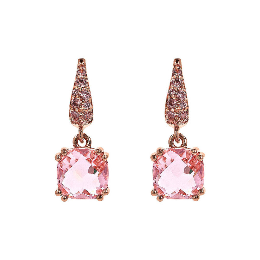 Orecchini Gioiello Pendenti Prisma Gem Pavé Bronzallure WSBZ02182.TO