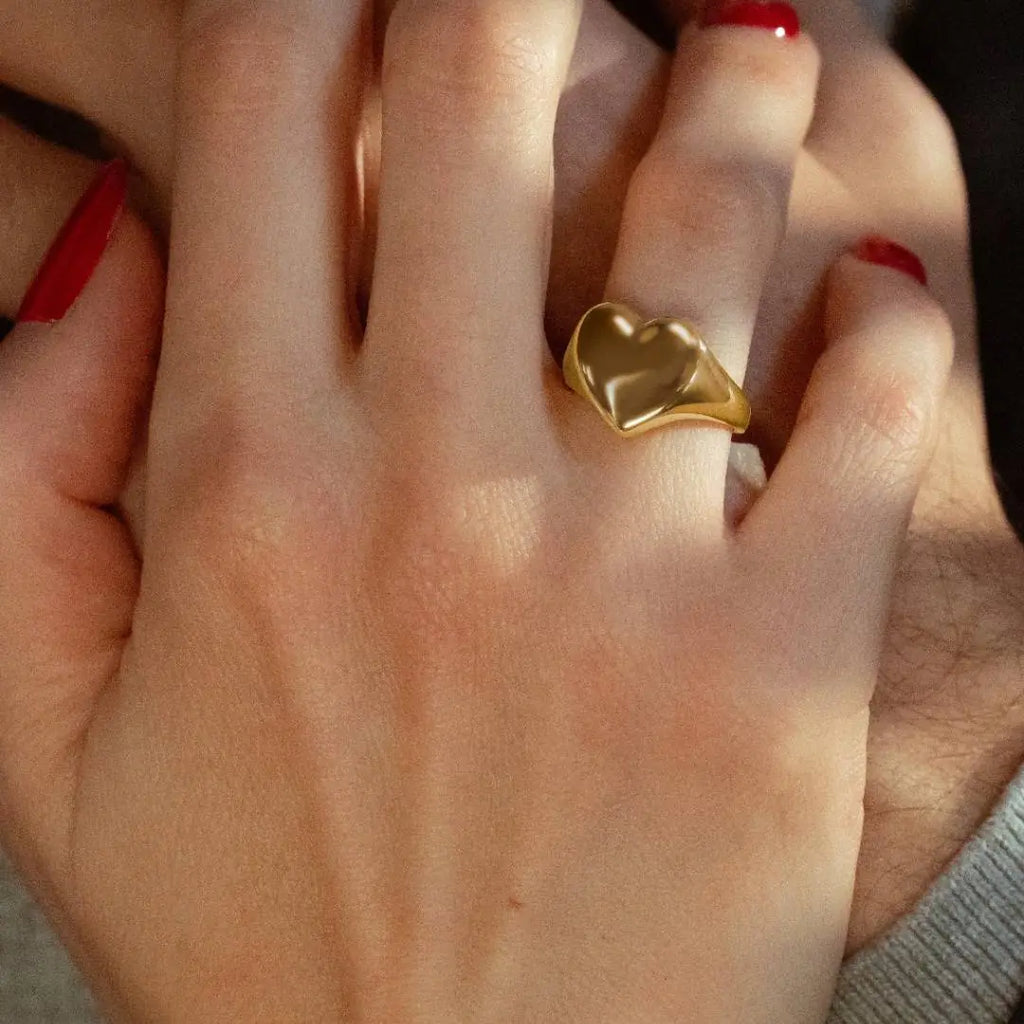 Anello Amen Chevalier Mio Cuore Dorato ANCUG2