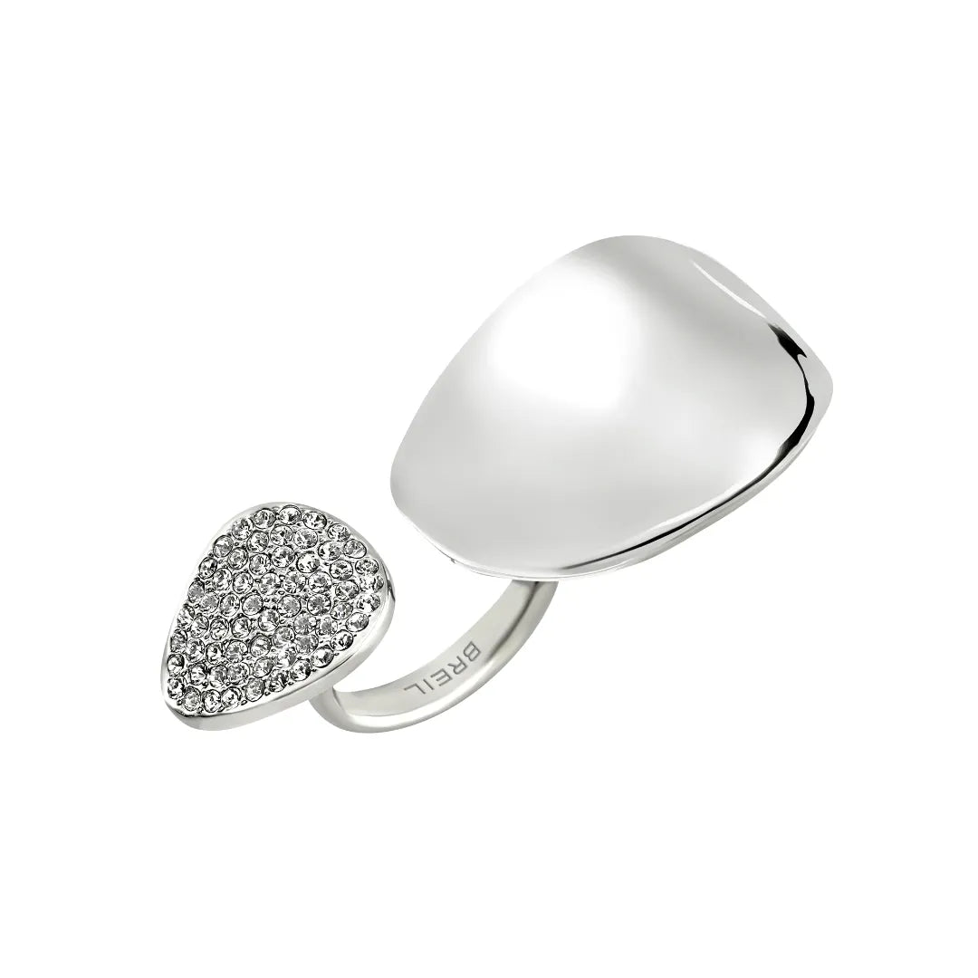 Anello B Whisper Glow Acciaio TJ4204