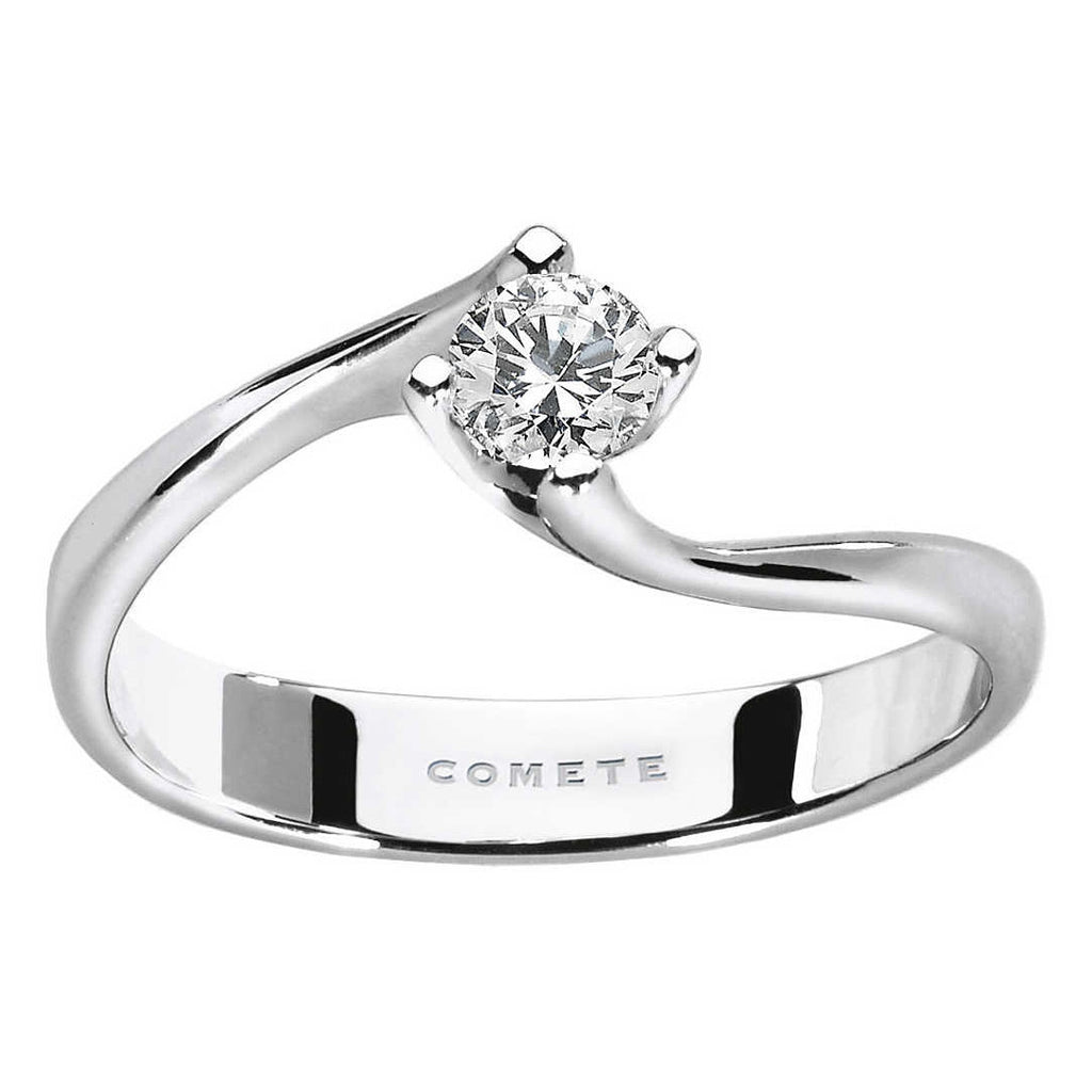 Anello da Donna Comete Gioielli Oro Bianco 750‰ con Diamante ANB 2036