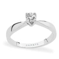 Anello da Donna Comete Gioielli Oro Bianco 750‰ con Diamante ANB 2064