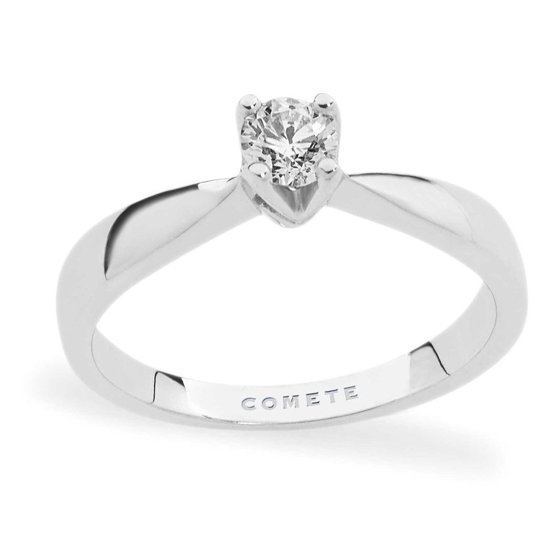 Anello da Donna Comete Gioielli Oro Bianco 750‰ con Diamante ANB 2065