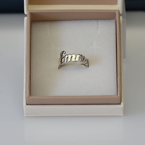 Anello Gioielli Sanetti Argento 925‰ Nome ANGSANOME