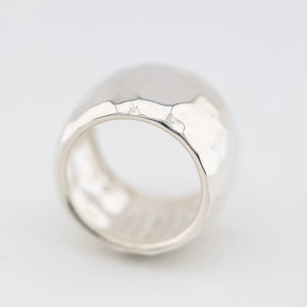 Anello Gioiello Fascia Bombata Opera Argenti Argento 925 ETR339/B14