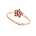 Anello Gioiello Oro Rosé 750‰ Zirconi Rosa Ambrosia AAZ 128