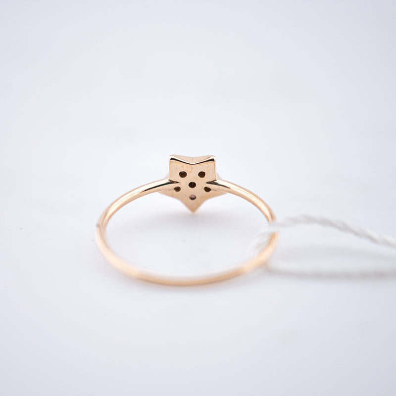 Anello Gioiello Oro Rosé 750‰ Zirconi Verdi Ambrosia AAZ 130