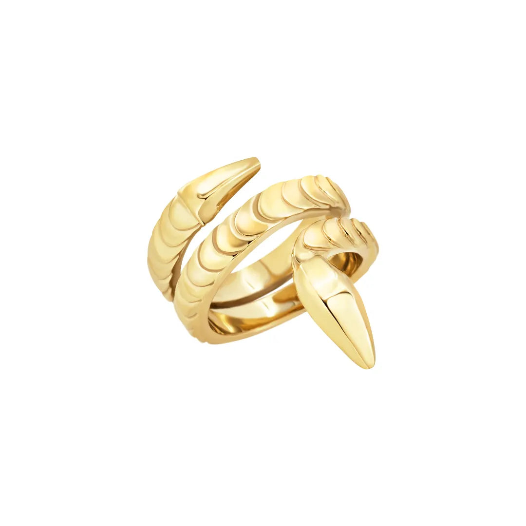 Anello Hypnotic Acciaio Dorato TJ4213