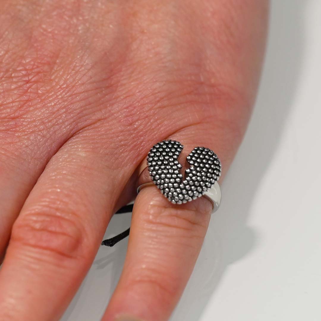 Anello John Richmond Broken Heart Bronzo