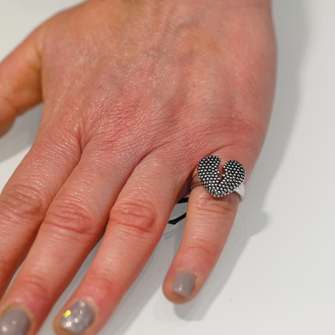 Anello John Richmond Broken Heart Bronzo