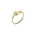 Anello Les Petits Bimba Cuore Oro Giallo 375‰ Diamante LeBebé LBB701-16