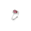 Anello Mini Royal Lady con Zircone Rosso Ciliegia ANLDPBBCI2