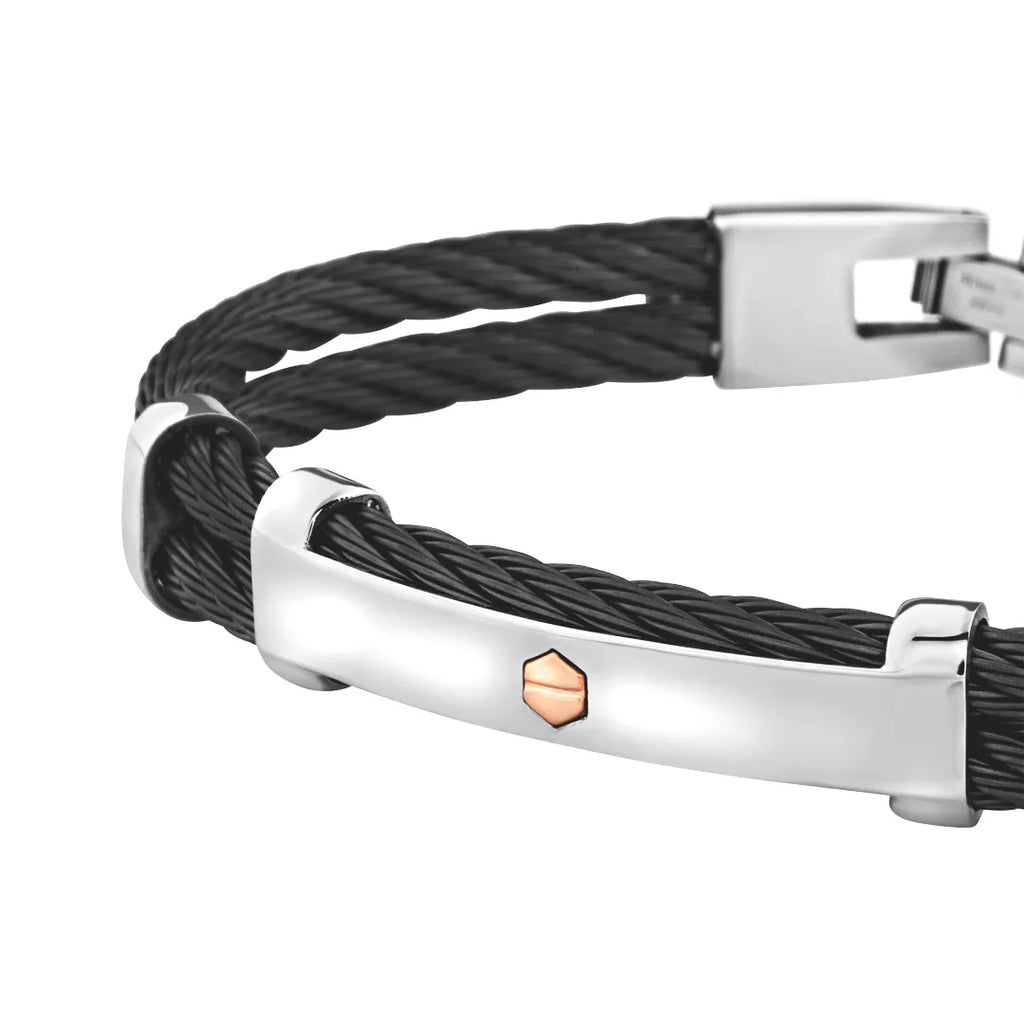 Bracciale 9K Loop Acciaio TJ3962