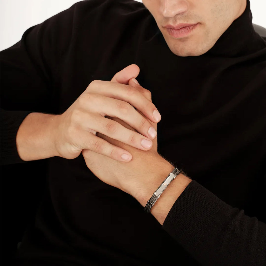 Bracciale 9K Loop Acciaio TJ3962