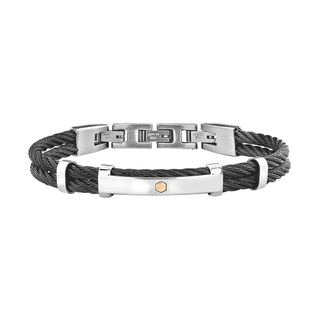 Bracciale 9K Loop Acciaio TJ3962