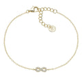 Bracciale Amen Mini Infinito Pavé Argento 925 Dorato BRINPGBZ3