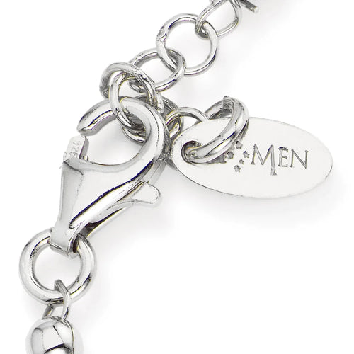 Bracciale Amen Rosario Argento 925 Rodio BROB3
