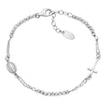 Bracciale Amen Stile Rosario con Sfere Diamantate Argento 925 BRCRMIBBD3