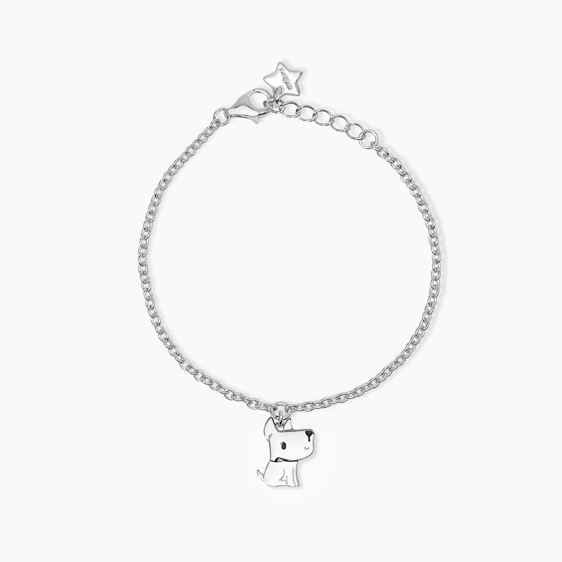 Bracciale Gioiello Bambino Cagnolino Argento 925‰ Mabina Gioielli 533673