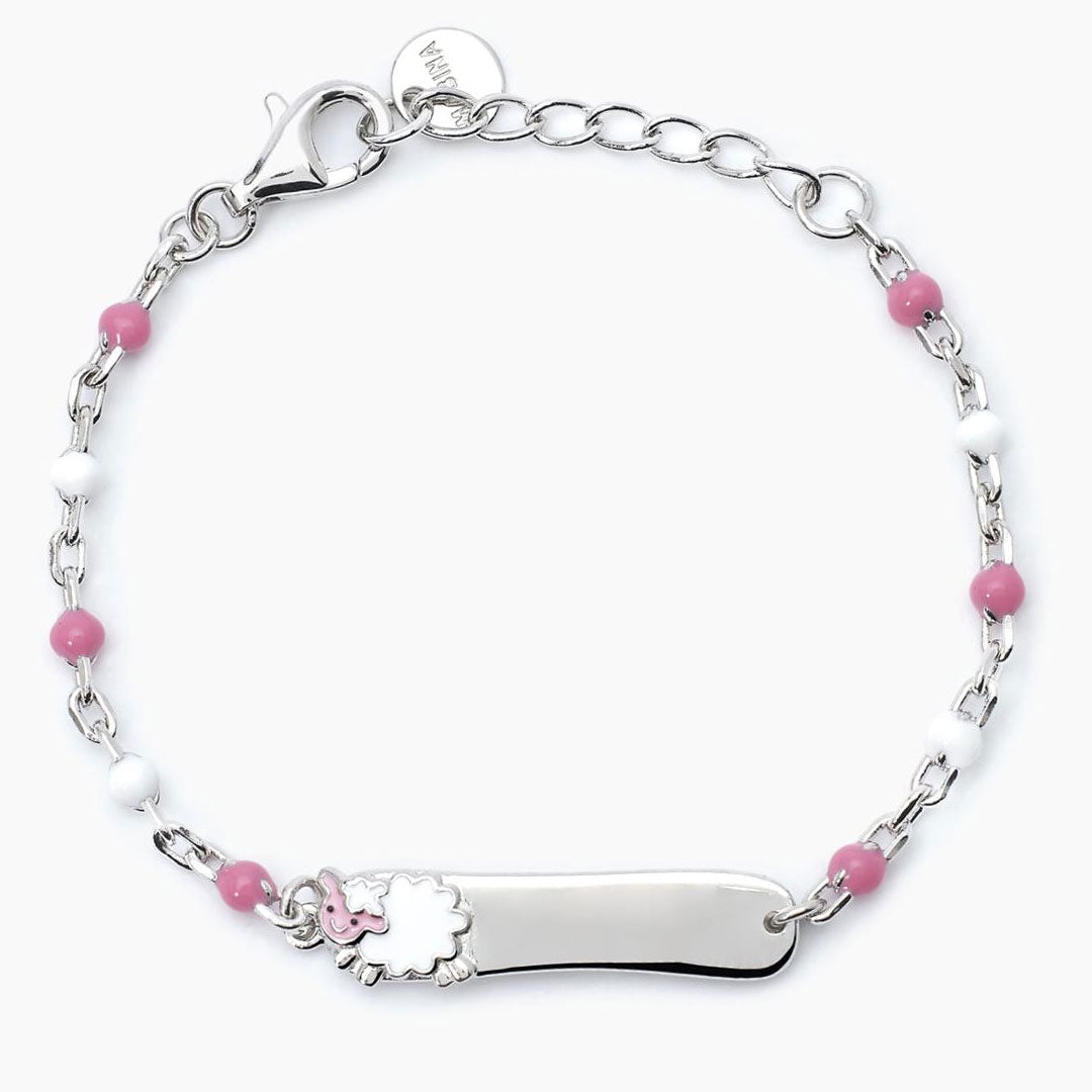 Bracciale Bambino Pecorella E Piastra Mabina 533595