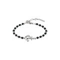 Bracciale Black Onyx In Acciaio E Onice Nera  TJ2407