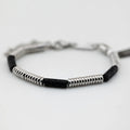Bracciale Breil Fusion Acciaio e Lava Nera TJ3875