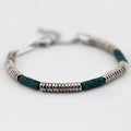 Bracciale Breil Fusion Acciaio e Lava Verde TJ3877