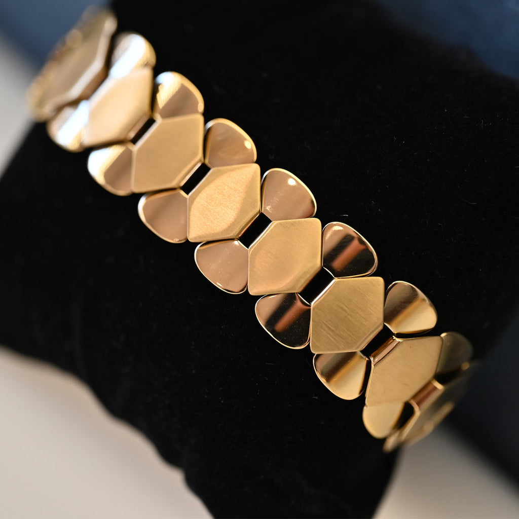 Bracciale Breil Hexagonia Acciaio Dorato TJ3634