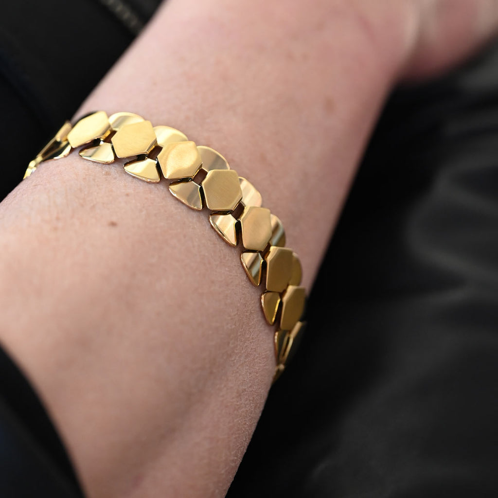 Bracciale Breil Hexagonia Acciaio Dorato TJ3634