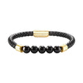 Bracciale Breil Indiana Dorato e Nero Agata TJ4139