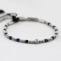 Bracciale Breil Priam Acciaio e Spinello Nero TJ3649