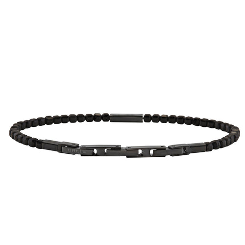 Bracciale Breil Priam Acciaio Grafite e Spinello Nero TJ3645
