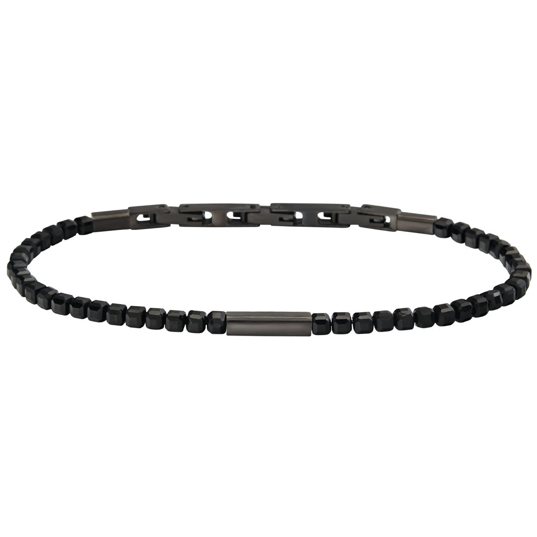 Bracciale Breil Priam Acciaio Grafite e Spinello Nero TJ3645
