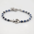 Bracciale Breil Sound Wave Ancora Acciaio e Sodalite TJ3588