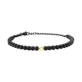 Bracciale Breil Tetra Dorato e Nero TJ4121