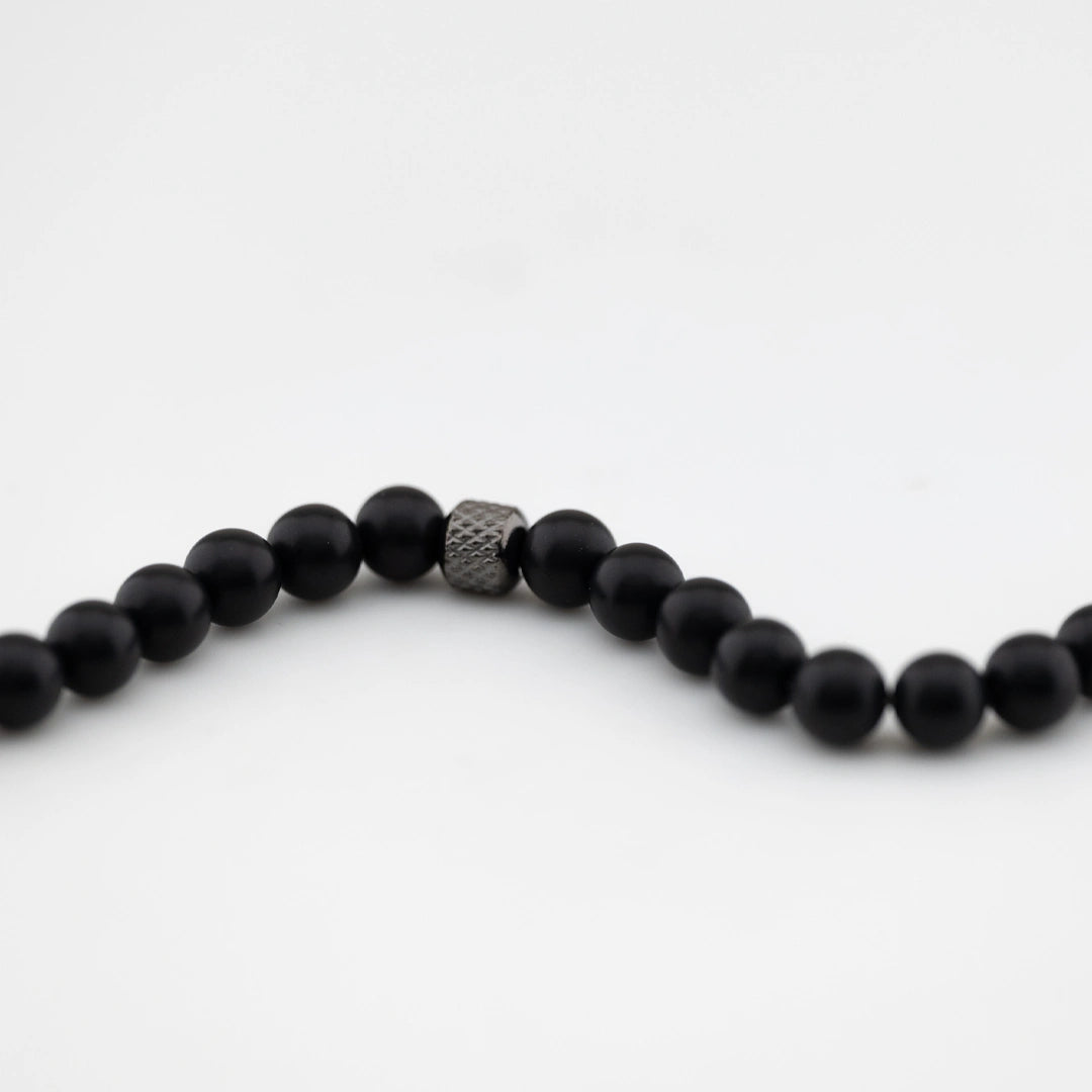 Bracciale Breil Wild Acciaio e Agata Nera TJ3825