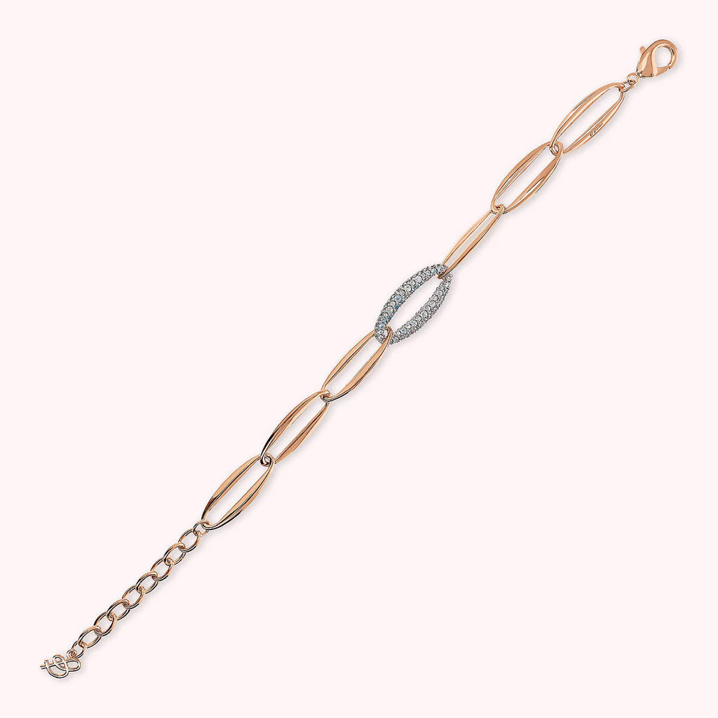 Bracciale Bronzallure Maglie Marquise e Pavé Cubic Zirconia WSBZ02373WR