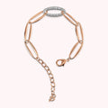 Bracciale Bronzallure Maglie Marquise e Pavé Cubic Zirconia WSBZ02373WR