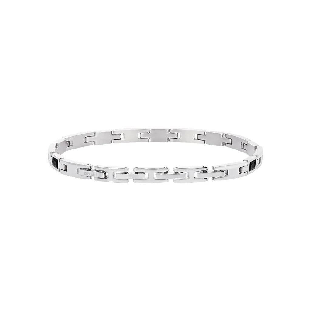 Bracciale Ceramic Brick In Acciaio E Ceramica Con Cubic Zirconia TJ3272