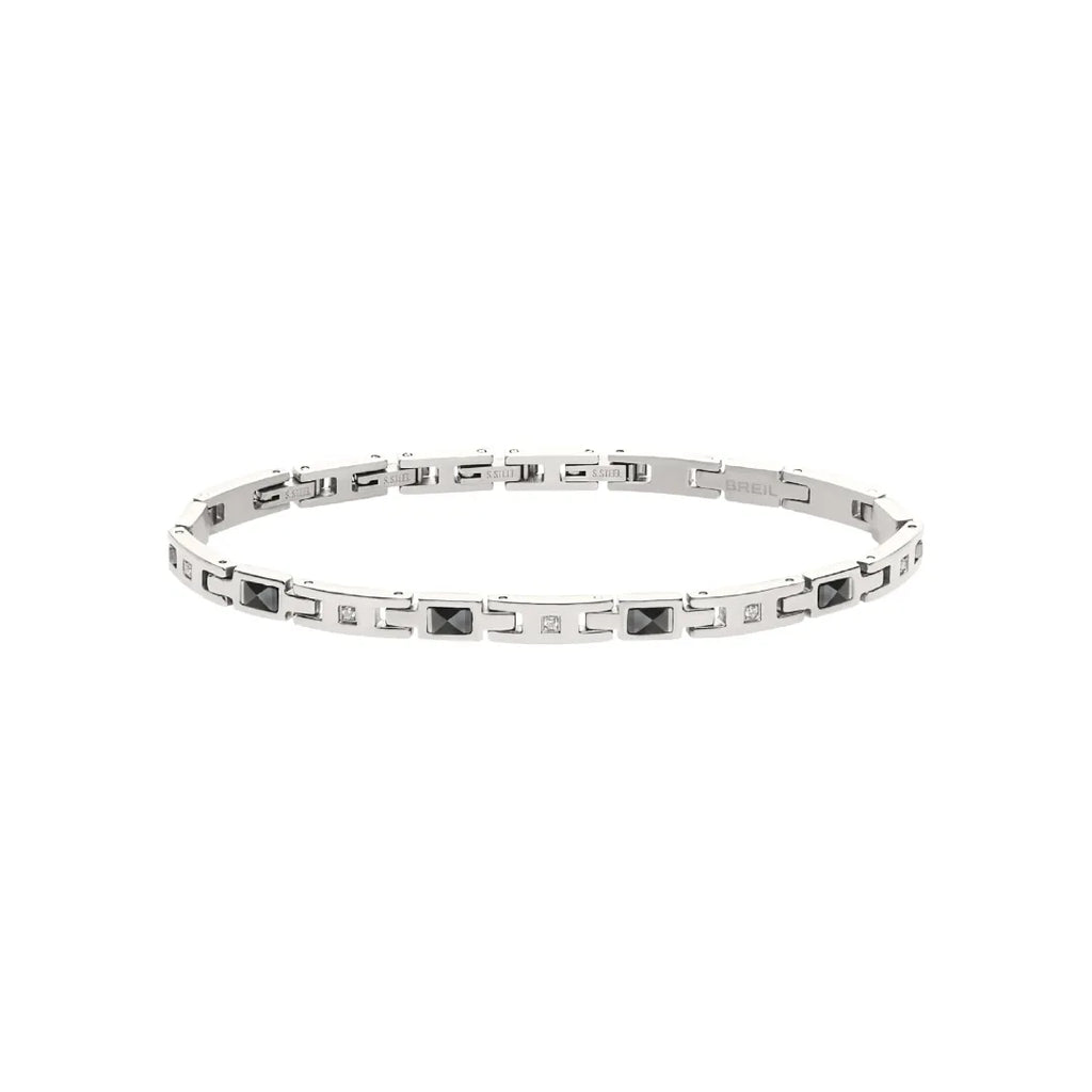 Bracciale Ceramic Brick In Acciaio E Ceramica Con Cubic Zirconia TJ3272