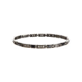 Bracciale Ceramic Brick In Acciaio Ip Gun E Ceramica Con Cubic Zirconia  TJ3273
