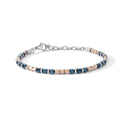 Bracciale Comete Acciaio Ematite PVD Blu Rosè UBR 1226