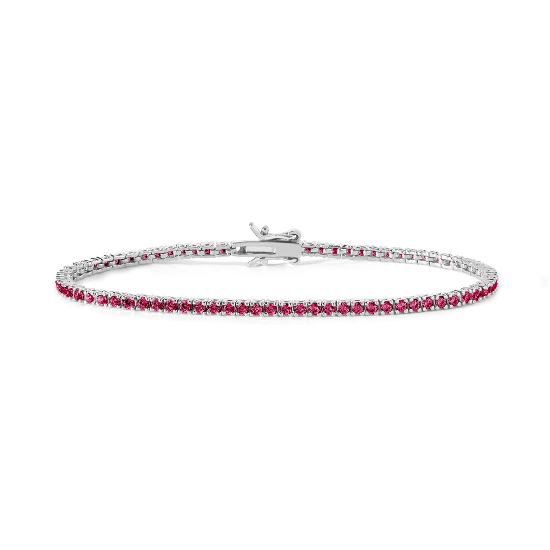 Bracciale Comete Gioielli Argento 925‰ e Cristalli Rubino UBR 1383M17