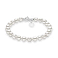 Bracciale Comete Gioielli Oro Bianco 375‰ Perle e Charm Argento 925‰ KBRQ 111AM