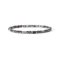 Bracciale Comete Gioielli Uomo District Acciaio PVD Rosé Ematite Nera UBR 926