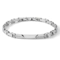 Bracciale Comete Uomo Suits Acciaio Zirconi Bianchi UBR 1062