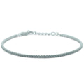 Bracciale Dilvdò Tennis 1.5mm Argento Zirconi Bianchi