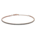 Bracciale Dilvdò Tennis 1.5mm Rosè Zirconi Bianchi