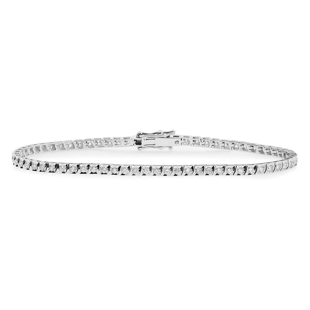 Bracciale Tennis Oro Diamanti Comete Gioielli BRT 289 M17